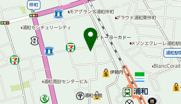 松のや 浦和仲町店(松屋併設)の地図画像