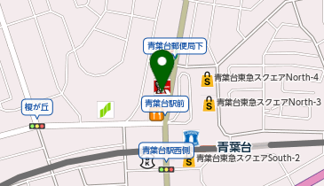 松屋 青葉台駅前店の地図画像