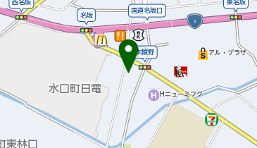 松屋 甲賀水口店(松のや併設)の地図画像