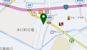 松のや 甲賀水口店(松屋併設)の地図画像