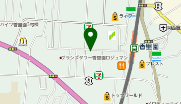 マイカリー食堂 香里園店(松のや併設)の地図画像