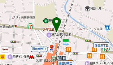 マイカリー食堂 蒲田西口店(松屋併設)の地図画像