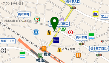 マイカリー食堂 橋本店(松のや併設)の地図画像