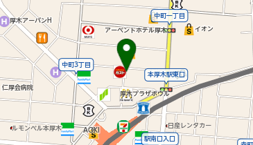 マイカリー食堂 本厚木店(松のや併設)の地図画像