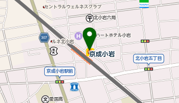 マイカリー食堂 京成小岩店(松屋併設)の地図画像