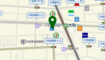 マイカリー食堂 大和店(松のや併設)の地図画像