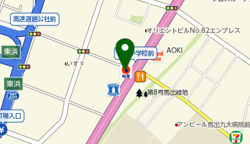 マイカリー食堂 福岡箱崎店(松屋併設)の地図画像