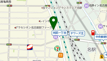 マイカリー食堂 名駅西店(松屋併設)の地図画像