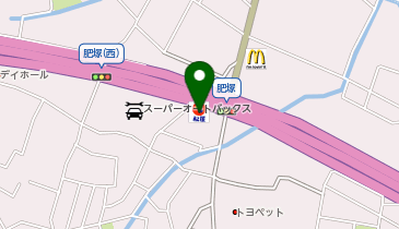 松のや 熊谷バイパス店(松屋併設)の地図画像