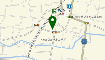 松屋 忍ケ丘駅前店(松のや併設)の地図画像