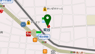 松のや 糀谷店(松屋併設)の地図画像