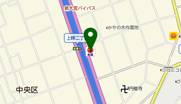松のや 与野店(松屋併設)の地図画像
