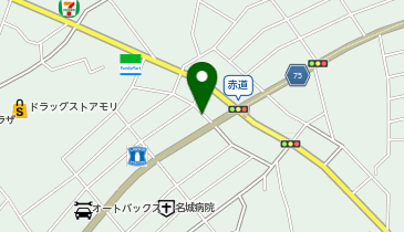 松のや うるま赤道店(松屋併設)の地図画像