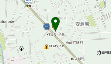 マイカリー食堂 宝塚安倉店(松屋併設)の地図画像