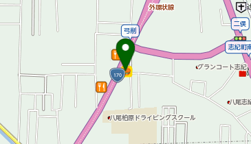 マイカリー食堂 外環八尾店(松屋併設)の地図画像