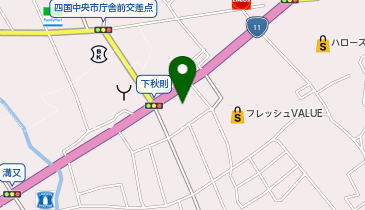 松屋 四国中央店(松のや併設)の地図画像