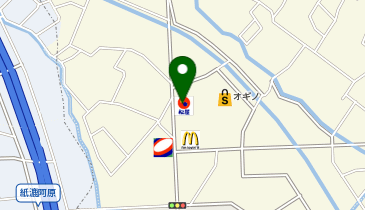 松のや 甲府国母店(松屋併設)の地図画像