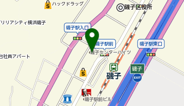 松屋 磯子店の地図画像