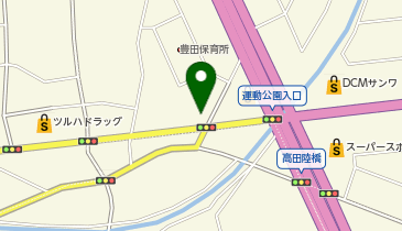 松屋 弘前高田店(松のや併設)の地図画像