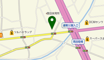 松のや 弘前高田店(松屋併設)の地図画像