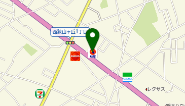 松のや 所沢若狭店(松屋併設)※1月27日15時新規オープン予定の地図画像