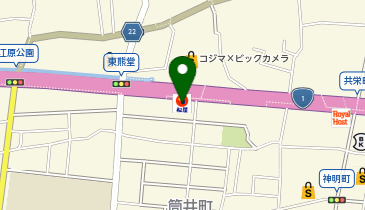 松のや 沼津店(松屋併設)の地図画像