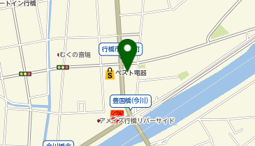 松のや 行橋中央店(松屋併設)の地図画像