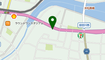 松屋 高松松島店(松のや併設)の地図画像