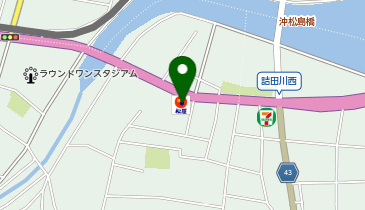 松のや 高松松島店(松屋併設)の地図画像