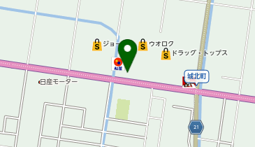 松屋 新発田店(松のや併設)の地図画像