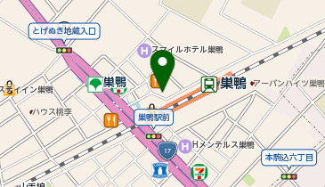 マイカリー食堂 巣鴨店(松屋併設)の地図画像