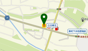 松のや 立川柴崎町店(松屋併設)の地図画像