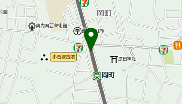 松屋 岡町店の地図画像