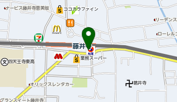 松屋 藤井寺駅前店(松のや併設)の地図画像