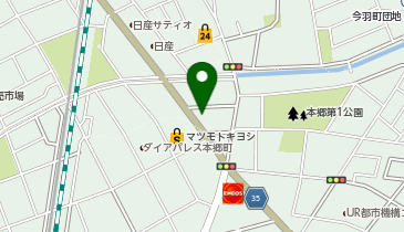 松のや 大宮吉野町店(松屋併設)の地図画像