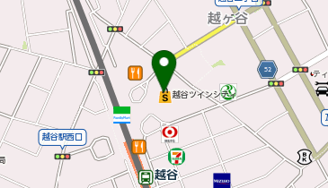 松のや 越谷店(松屋併設)の地図画像