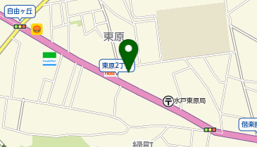 松のや 水戸東原店(松屋併設)の地図画像