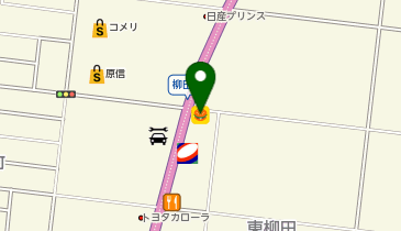 松のや 柏崎店(松屋併設)の地図画像