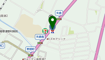 松のや 南草津店(松屋併設)の地図画像