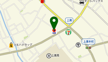 松のや 上溝店(松屋併設)の地図画像