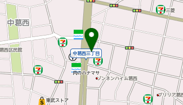 マイカリー食堂 葛西長島陸橋店(松屋併設)の地図画像