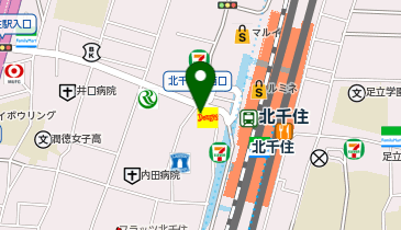マイカリー食堂 北千住店(松屋併設)の地図画像