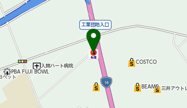 松のや 入間店(松屋併設)の地図画像