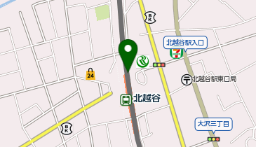 松屋 北越谷店の地図画像