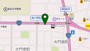 松のや 塩尻店 (松屋併設)の地図画像