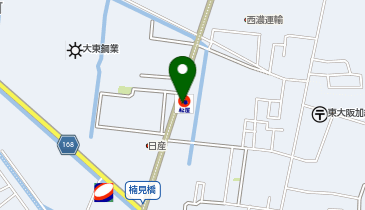 松弁KITCHEN 東大阪川田店(松屋・松のや併設)の地図画像