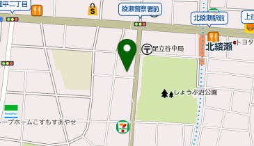 松屋 北綾瀬店(マイカリー食堂併設)の地図画像