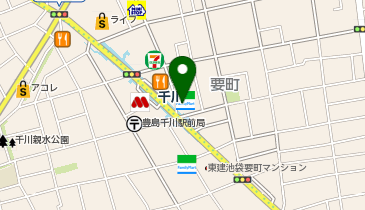 松屋 千川店(マイカリー食堂併設)の地図画像