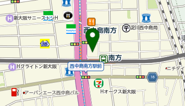 松屋 阪急南方駅前店(マイカリー食堂併設)の地図画像