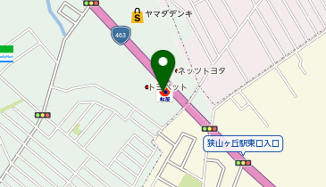 松のや 入間東藤沢店(松屋併設)の地図画像